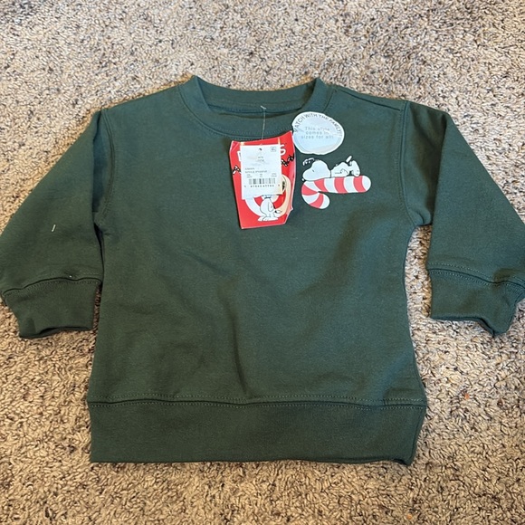 Cat & Jack 2 18 months tops Green and Tan Button Down Shirts - Picture 4 of 5